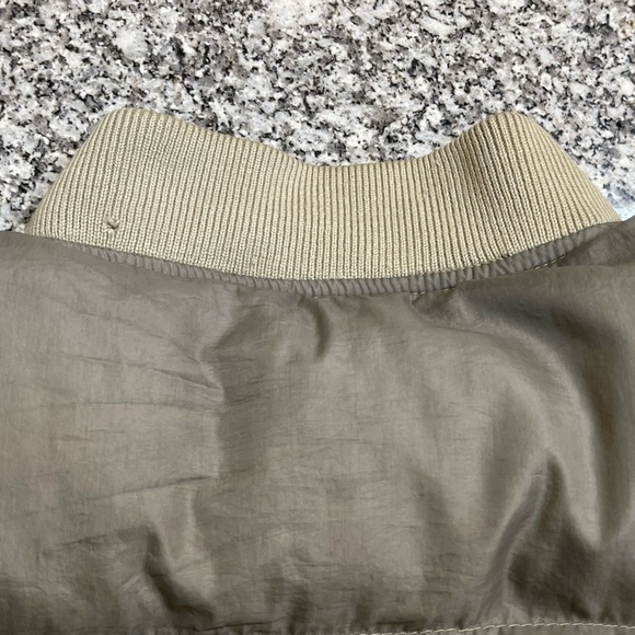 Vintage Eddie Bauer Gray Green Premium Quality Goose Down Vest retro 80’s 90’s - Picture 9 of 16